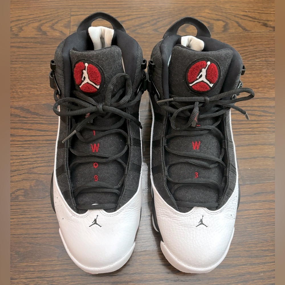 Jordan 6 Rings Black White Gym Red (13)